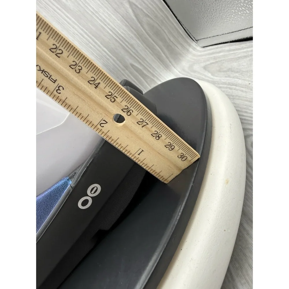 OOFOS OOahh Luxe Womens Size 8 Frost Sparkle Blue Slip On Recovery Slide Sandals